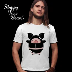 New Year 2019, Новый Год 2019, свинья, свинка, поросенок, латекс